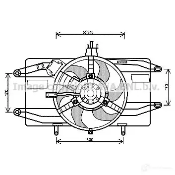 Масляный радиатор двигателя PRASCO fd3666 1437648491 BUH PM изображение 1