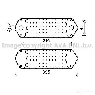 Масляный радиатор двигателя PRASCO M2Y5 I8 1424730889 4045385202911 sc3044