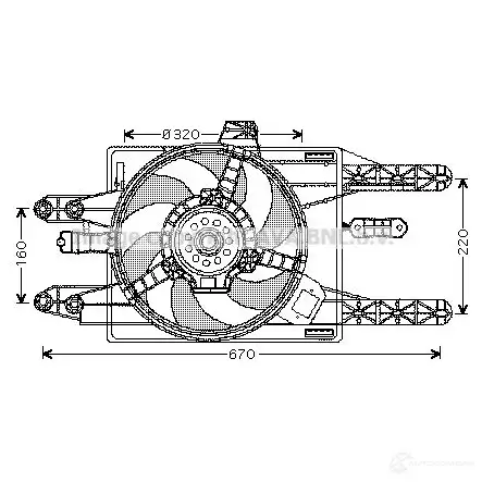 Масляный радиатор двигателя PRASCO 60G0 N fd3623h 1437678037 изображение 1