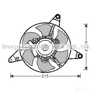 Масляный радиатор двигателя PRASCO 60G0 N fd3623h 1437678037 изображение 2
