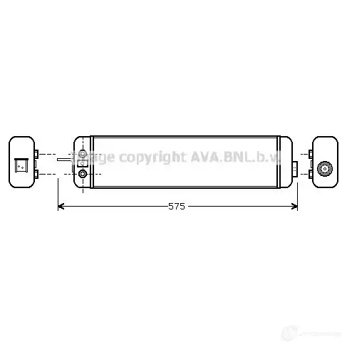 Масляный радиатор двигателя PRASCO bw3178 2577172 UC4CT T 4045385006014