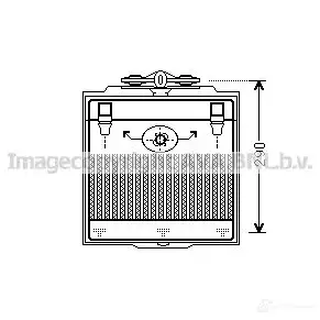 Масляный радиатор двигателя PRASCO 2577188 4045385170739 bw3400 FEE MFA изображение 0