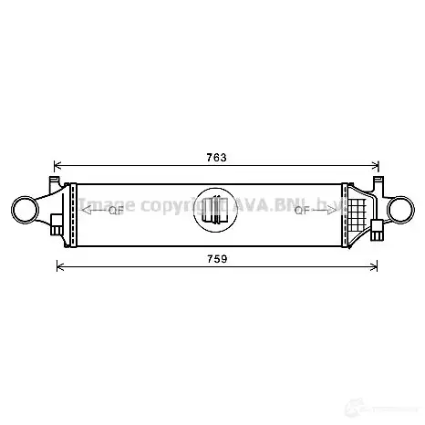 Масляный радиатор двигателя PRASCO 2610665 4045385064700 vw3096 D1P B7PC