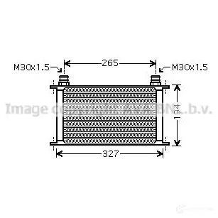 Масляный радиатор двигателя PRASCO 1423604440 ZIEF M re3063 4045385085347 изображение 0