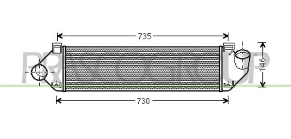 Интеркулер PRASCO FD422N001 1440737804 V2IKU F изображение 0