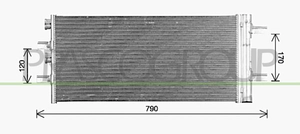 Радиатор кондиционера PRASCO BM200C001 1440738526 6STQG XR изображение 0