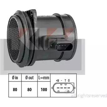 Датчик потока воздуха KW 491 500 FACET 10.1500 EPS 1.991.500 3301388