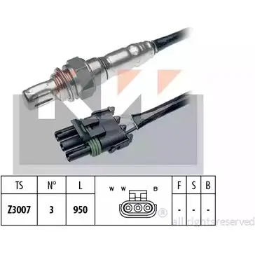 Лямбда-зонд KW 3301892 EPS 1.997.265 497 265 FACET 10.7265 изображение 0