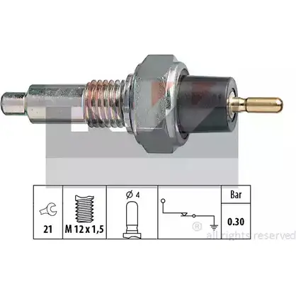 Датчик давления масла KW FACET 7.0089 500 089 3302366 EPS 1.800.089