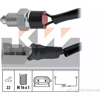 Выключатель, фара заднего хода KW 3304030 EPS 1.860.106 560 106 FACET 7.6106