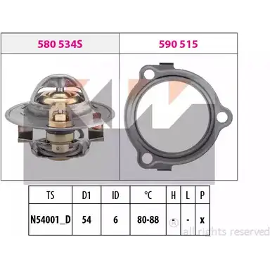 Термостат ож KW 3304557 580 534 EPS 1.880.534 FACET 7.8534