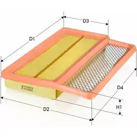 Воздушный фильтр TECNECO FILTERS 3305739 Q0P4 64 PDZDS9 AR11190PM