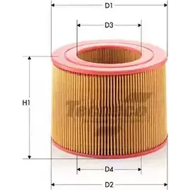 Воздушный фильтр TECNECO FILTERS AR2046 S TGGS 3DRMRN 3305910 изображение 0