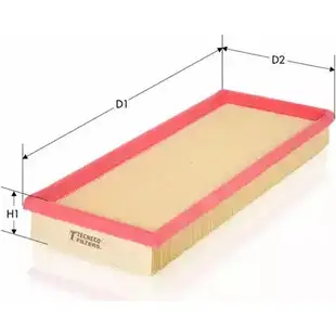 Воздушный фильтр TECNECO FILTERS 3306497 P QD2X AR9708PM S1MNJ изображение 0
