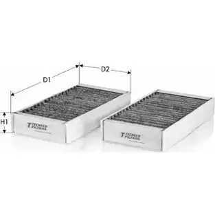Салонный фильтр TECNECO FILTERS 3306655 KXVRS DZ Q9YEHS2 CK25008-C-2