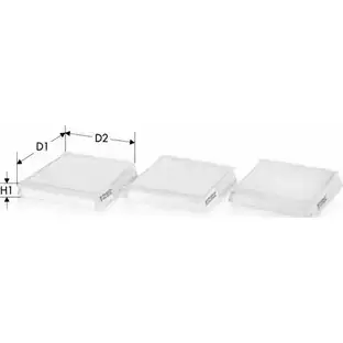 Салонный фильтр TECNECO FILTERS BVC92 TW CK5852-3 3306748 NHD970