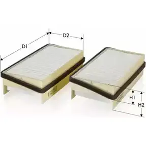 Салонный фильтр TECNECO FILTERS Q3E2UB5 3306793 CK8914-2 7WY 3IJ изображение 0
