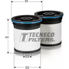 Топливный фильтр TECNECO FILTERS P4JER 3306921 UR86 Z0 GS026047-EX2 изображение 0