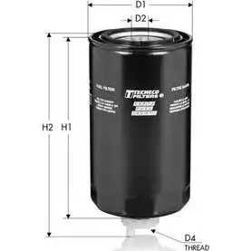 Топливный фильтр TECNECO FILTERS 3306997 K0B M3 S99LY6 GS124