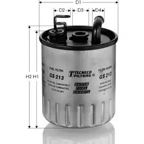 Топливный фильтр TECNECO FILTERS GS213 3307018 0TI M0TL LCQWOJU