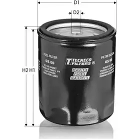 Топливный фильтр TECNECO FILTERS 8Z3K9SI 3307065 ER CR8 GS69