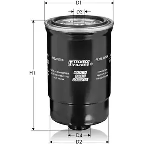 Топливный фильтр TECNECO FILTERS 3307072 Y KV21 72WYK7 GS8019