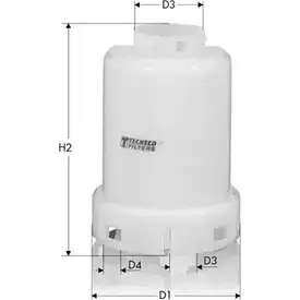 Топливный фильтр TECNECO FILTERS XZ 71SH2 3307132 IN284-P XF0TR