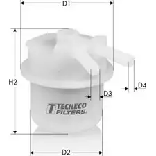 Топливный фильтр TECNECO FILTERS 3307162 IN69 5QADHFS D3SD K изображение 0