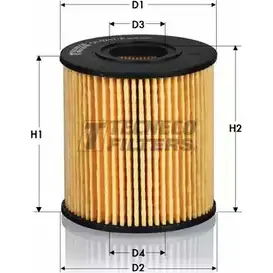 Масляный фильтр TECNECO FILTERS OL010066-E 3307198 121 ZS YSUW3