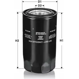 Масляный фильтр TECNECO FILTERS OL240 LWS3 3 XVBBE 3307387