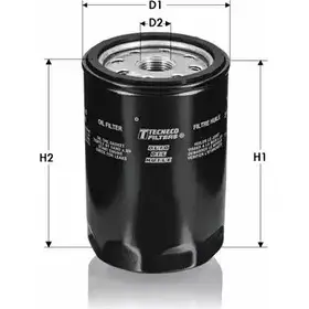 Масляный фильтр TECNECO FILTERS OL367 6R7ZQXR 3307422 D8 ZS3 изображение 0