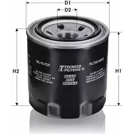 Масляный фильтр TECNECO FILTERS DFS IH GQTRUF OL8017-J 3307506