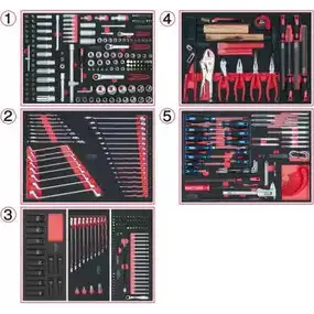 Набор инструментов KS TOOLS WC P3CA1 713.0398 S3NPR 3319039