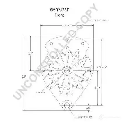 Генератор PRESTOLITE ELECTRIC 8mr2175f PIG32 110-6 99 2816277 изображение 3