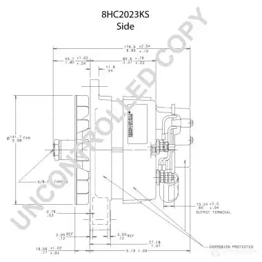 Генератор PRESTOLITE ELECTRIC 8hc2023ks G4N8A 2816229 1 10-284 изображение 4