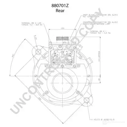Генератор PRESTOLITE ELECTRIC 2816175 5052629002472 C4EQT LM 880701z - Изображение 1