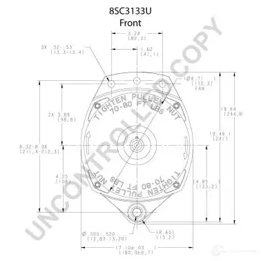 Генератор PRESTOLITE ELECTRIC 2816334 ZG LKT 8sc3133u 5052629002755 изображение 2