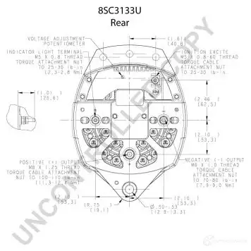 Генератор PRESTOLITE ELECTRIC 2816334 ZG LKT 8sc3133u 5052629002755 изображение 3