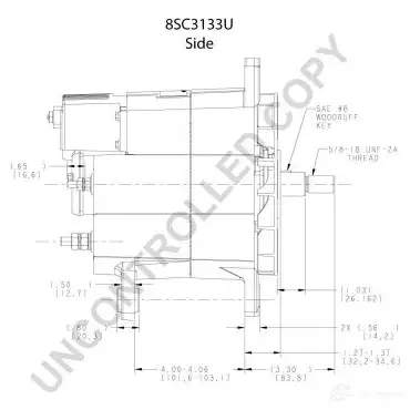 Генератор PRESTOLITE ELECTRIC 2816334 ZG LKT 8sc3133u 5052629002755 изображение 4