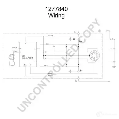 Генератор PRESTOLITE ELECTRIC 5052629011467 1277a840 TW0L38 N 2814664 изображение 7