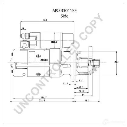 Стартер PRESTOLITE ELECTRIC 1423466195 5052629087332 CO7 S5AV m93r3011se изображение 3