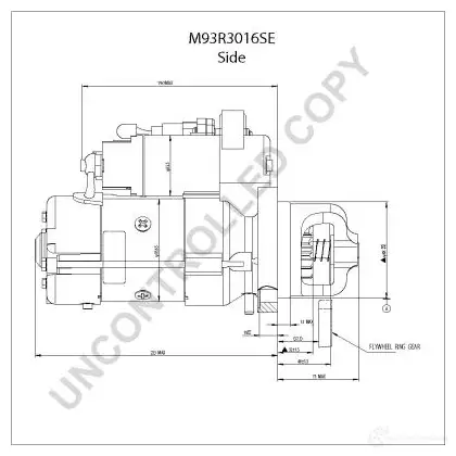 Стартер PRESTOLITE ELECTRIC 1423466206 5052629015786 m93r3016se 2NKM1 PH изображение 3