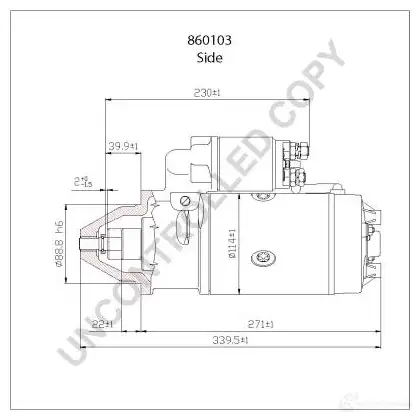 Стартер PRESTOLITE ELECTRIC JXCTR HK 2815906 860103 5052629000225 изображение 2