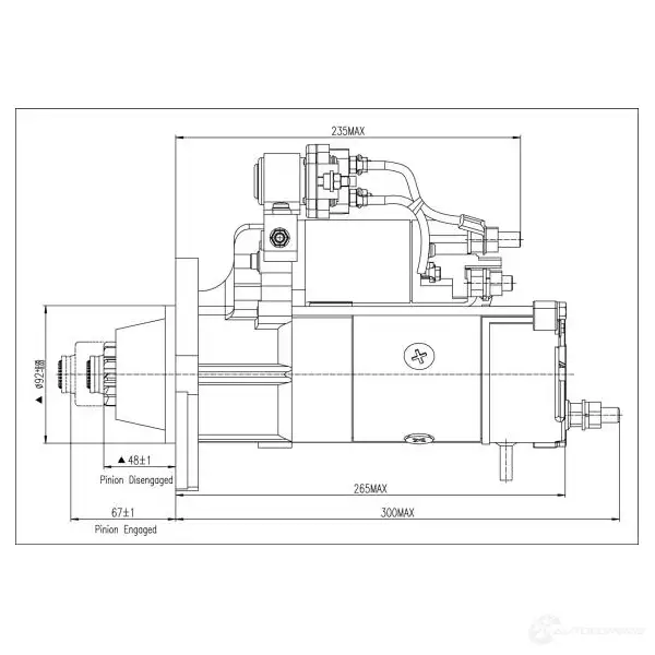 Стартер PRESTOLITE ELECTRIC 5052629091216 2816476 7HEOG 5 m90r3540se изображение 6