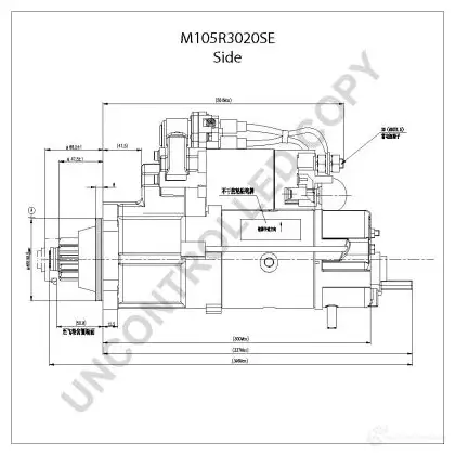 Стартер PRESTOLITE ELECTRIC A TPW9 M105R3020SE 1423466101 изображение 3