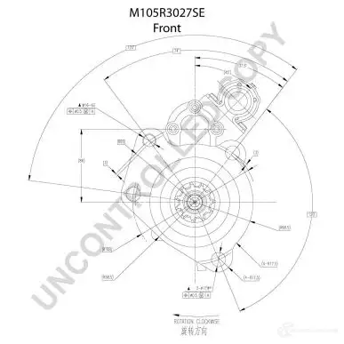 Стартер PRESTOLITE ELECTRIC m105r3027se 1423466107 6U0L2 I изображение 1