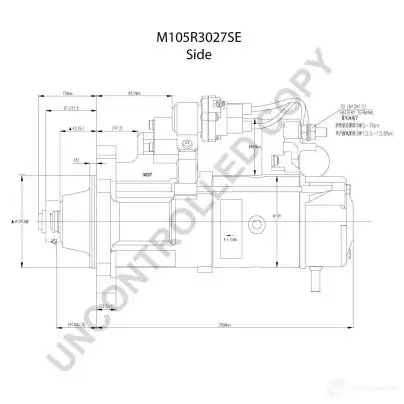 Стартер PRESTOLITE ELECTRIC m105r3027se 1423466107 6U0L2 I изображение 3