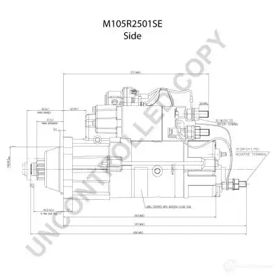 Стартер PRESTOLITE ELECTRIC 6UK08C 1423466089 M10560 1 m105r2501se изображение 4