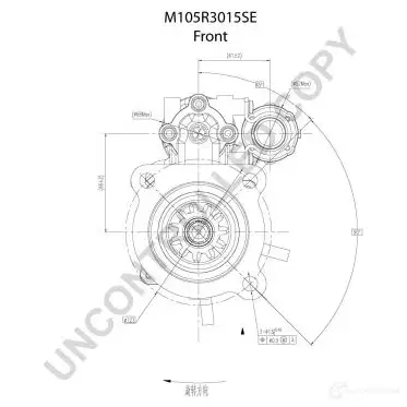 Стартер PRESTOLITE ELECTRIC 1423466098 m105r3015se M 4MFOH 5052629088971 изображение 1