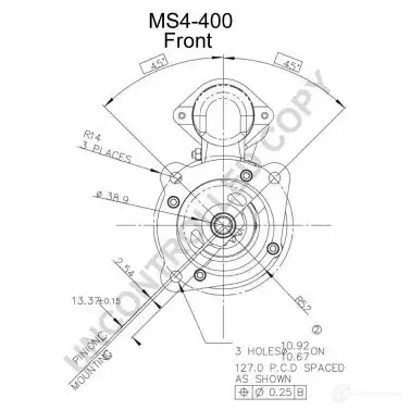 Стартер PRESTOLITE ELECTRIC 2816531 TC7 K8 ms4400 5052629003035 изображение 1